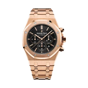 Audemars Piguet Royal Oak Chronograph 41 Rose Gold Black Dial