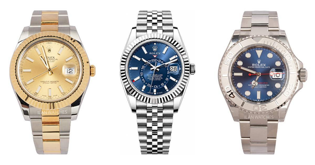 Buying a luxury watch in Dubai: Rolex Datejust, Sky-Dweller and Yacht-Master