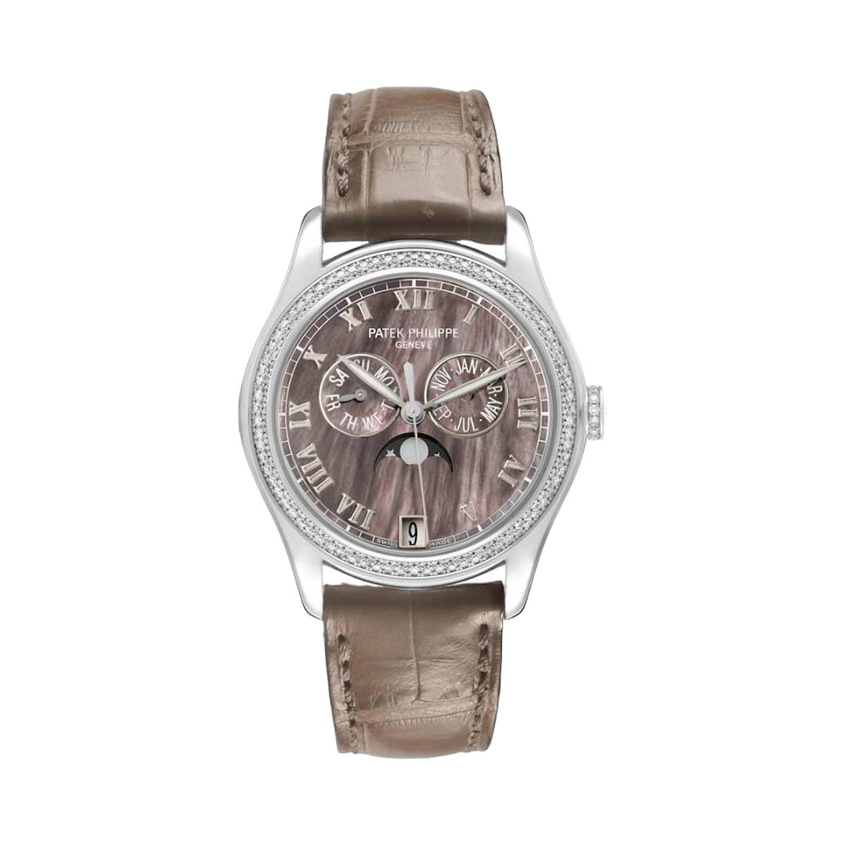 Patek Philippe Annual Calendar 4936G White Gold Diamond Bezel, Ref. 4936G-001 – pre-owned at Ilan Watches Dubai