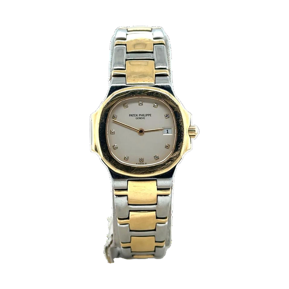 Patek Philippe Nautilus Ladies 4700/51 Steel & Yellow Gold Diamond Dial, Ref. 4700/51 – pre-owned at Ilan Watches Dubai