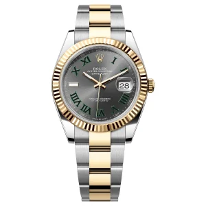 Rolex Datejust 41 Wimbledon Dial Steel & Yellow Gold, Ref. 126333 – unworn at Ilan Watches Dubai