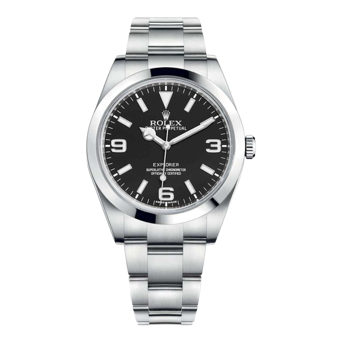 Rolex Explorer 39 Black Dial, Ref. 214270 – pre-owned at Ilan Watches Dubai