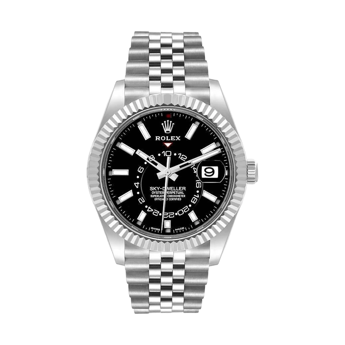 Rolex Sky-Dweller 42 Black Dial Jubilee, Ref. 326934 – unworn at Ilan Watches Dubai