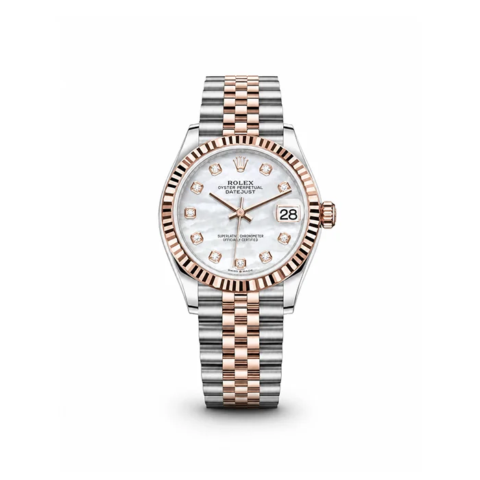 Rolex Datejust 36 Rose Gold MOP Diamond Dial